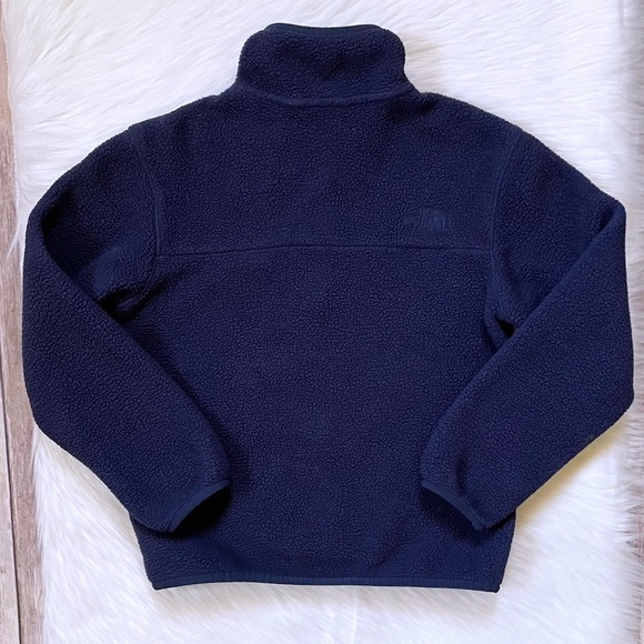 The North Face Boys’ Sherpa Fleece Navy Jacket - Picture 6 of 12